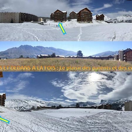 Appartement 8-10 Personnes Superdevoluy Hautes Alpes Rez De Chaussee Vue Panoramique 3 Chambres Saint-Étienne-en-Dévoluy Dış mekan fotoğraf