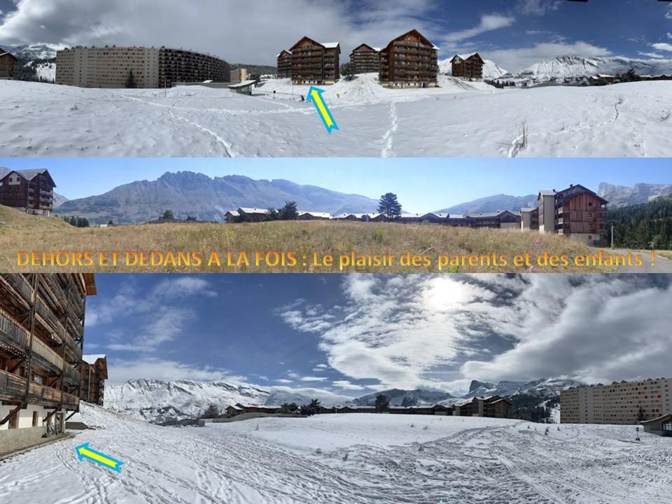 Appartement 8-10 Personnes Superdevoluy Hautes Alpes Rez De Chaussee Vue Panoramique 3 Chambres Saint-Étienne-en-Dévoluy Dış mekan fotoğraf