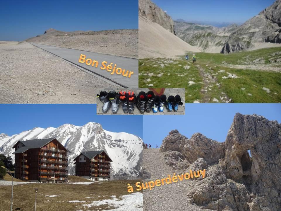 Appartement 8-10 Personnes Superdevoluy Hautes Alpes Rez De Chaussee Vue Panoramique 3 Chambres Saint-Étienne-en-Dévoluy Dış mekan fotoğraf
