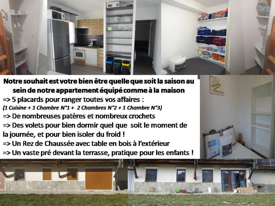 Appartement 8-10 Personnes Superdevoluy Hautes Alpes Rez De Chaussee Vue Panoramique 3 Chambres Saint-Étienne-en-Dévoluy Dış mekan fotoğraf